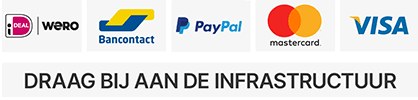 Draag bij aan de infrastructuur — iDEAL, Bancontact, PayPal, Mastercard, Visa